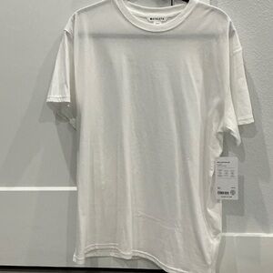 Athleta women’s oversized White Short-Sleeve Crew Tee